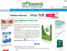 Tablet Screenshot of itknights.net